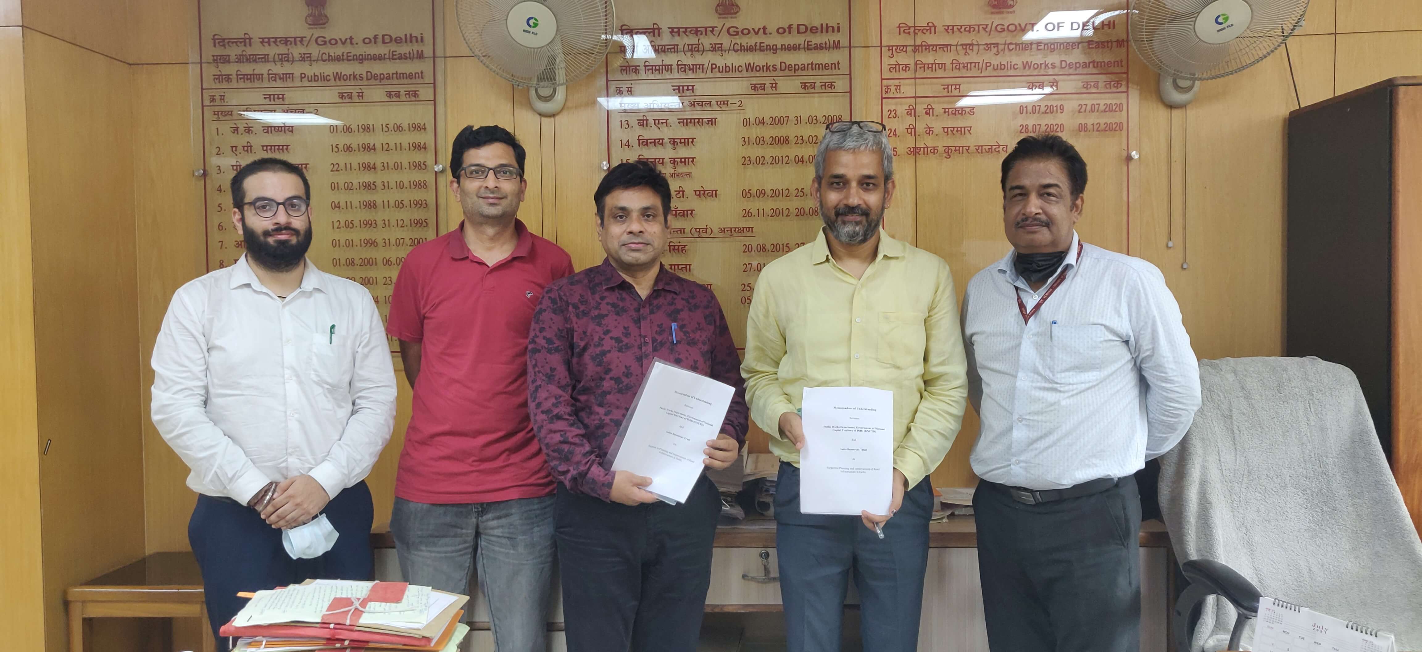 Delhi Govt, WRI India sign MoU to redesign city roads