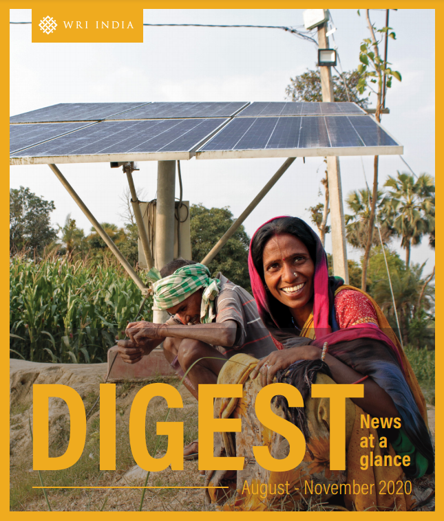 WRI India Newsletter : August-November 2020